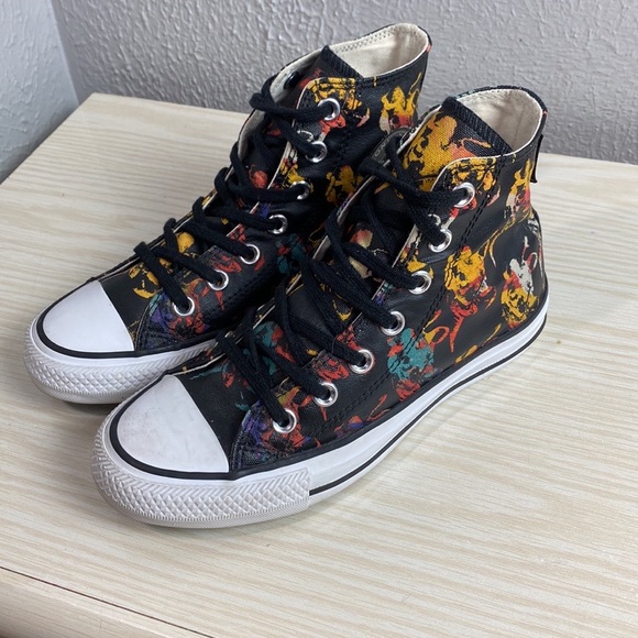 Converse Andy Warhol High Top Sneakers size 3.5 5.5 - Picture 1 of 9